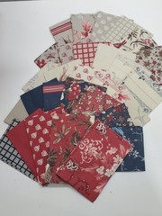 French General Fabric Panier de Fleur Moda Sew Quilt Reproduction FAT EIGHTH