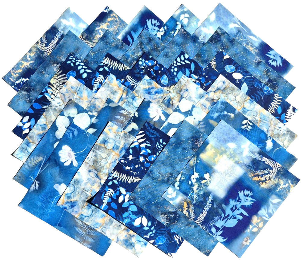 NATURESCAPE from Clothworks – (30) 6.5″ fabric square set