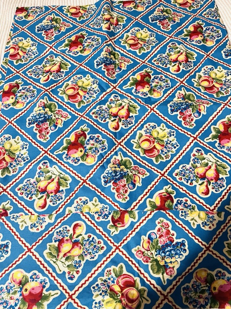 1.25 Yds R.&R. Fruit Retro Kitchen Towel Fabric by Springs Creative Prod-NEW OOP