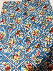 1.25 Yds R.&R. Fruit Retro Kitchen Towel Fabric by Springs Creative Prod-NEW OOP