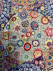 Millefiore Kaffe Fassett Free Spirit (108”) #QBGP006.PASTEL Cotton/Cotton Sateen