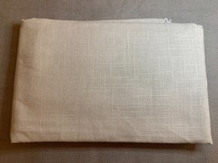 Oyster Gray Medium-Heavy Weight 100% Linen 3.75 yards Remnant Sale #11