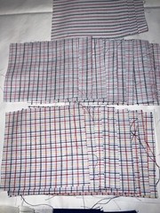 110 pcs thin cotton quilting squares, 3.75″x3 3/8,” 18 different colors/patterns
