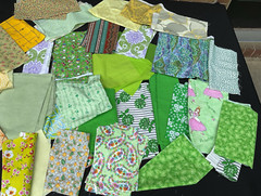 Fabric Scraps 4 oz. Bias Tape Buttons Junk Journals Sewing Vintage – Many Colors