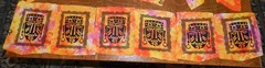 Lot of 28 African Fabric Pieces – Purchased in Tanzania – 6 Designs – Glorious!