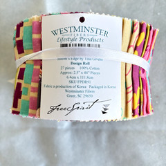 Westminster Fibers Jellyroll Tina Givens Havens Edge 27 – 2.5″ x 44″ quilting