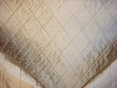 5-1/2Y Kravet Couture 22917 Lattice Stitch Sterling Gold Upholstery Fabric