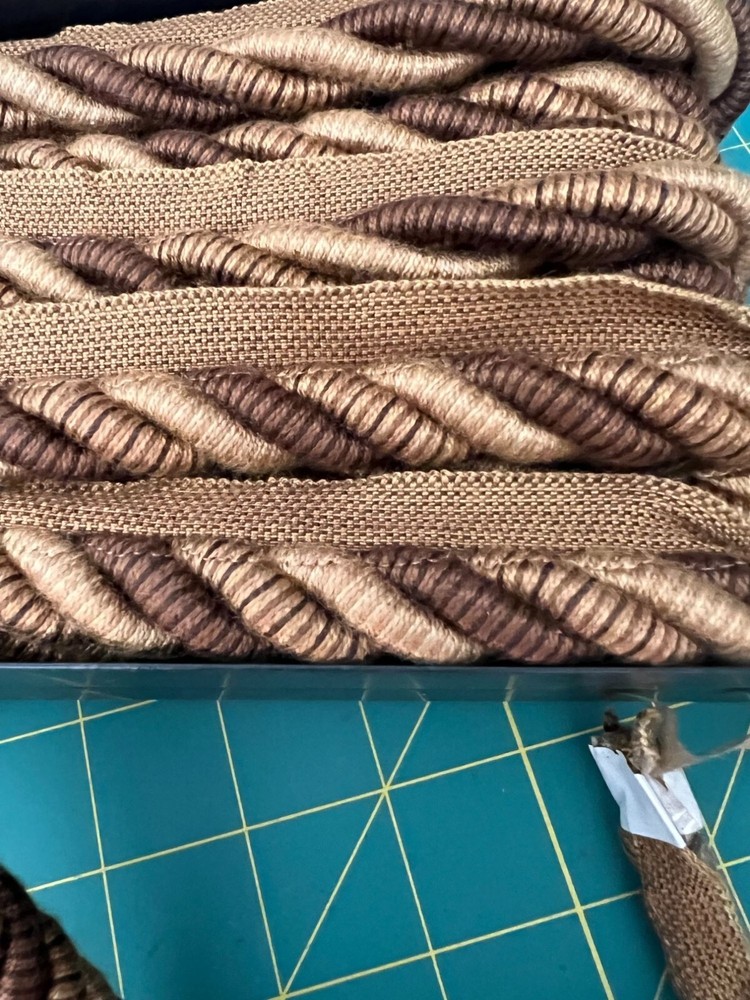 Rope Trim Cord Mora Toffee Upholstery Toffee per yard Robert Allen