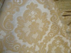 3 yds KRAVET Fabric Chenille Velvet Apathy Cornsilk Upholstery 55″ x 108″