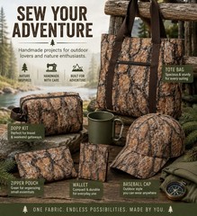 Blank Quilting Wilderness Song Brown Tree Bark Cotton Fabric by the Yard
