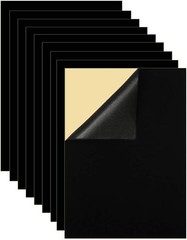 Reusable Black Self Adhesive Felt Sheets – 10PCS for Art & Crafts Projects