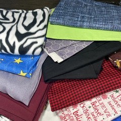 26 Fabric Lot Large Remnant Pieces 13 lbs-Most 1 Yard or More