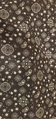 Bandana BLACK Poly Cotton 58 Inch Wide Fabric by The Yard
