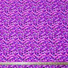 Lilly Pulitzer Cotton Poplin Fabric WILD FUCHSIA SPOTTED IN LOVE 36″ X 57″