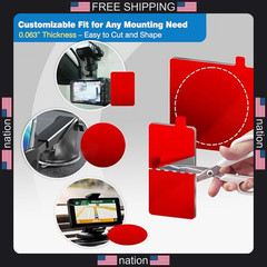 4-Pack Double-Sided Adhesive Pads for Dash Cam Mounts Heat-Resistant