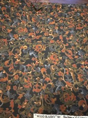 COTTON FABRIC “WOOD BLOCKS” BY HOFFMAN CALIFORNIA FABRIC 2yrds