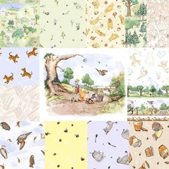 Studio E – Classic Winnie – 46.5″ X60″ Pooh And Friends Panel W/Stuffies – Minky