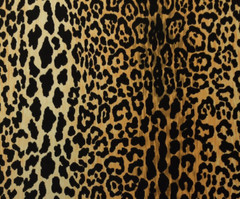 BALLARD DESIGNS SERENGETI CAMEL LEOPARD VELVET FABRIC BY THE YARD 54″W