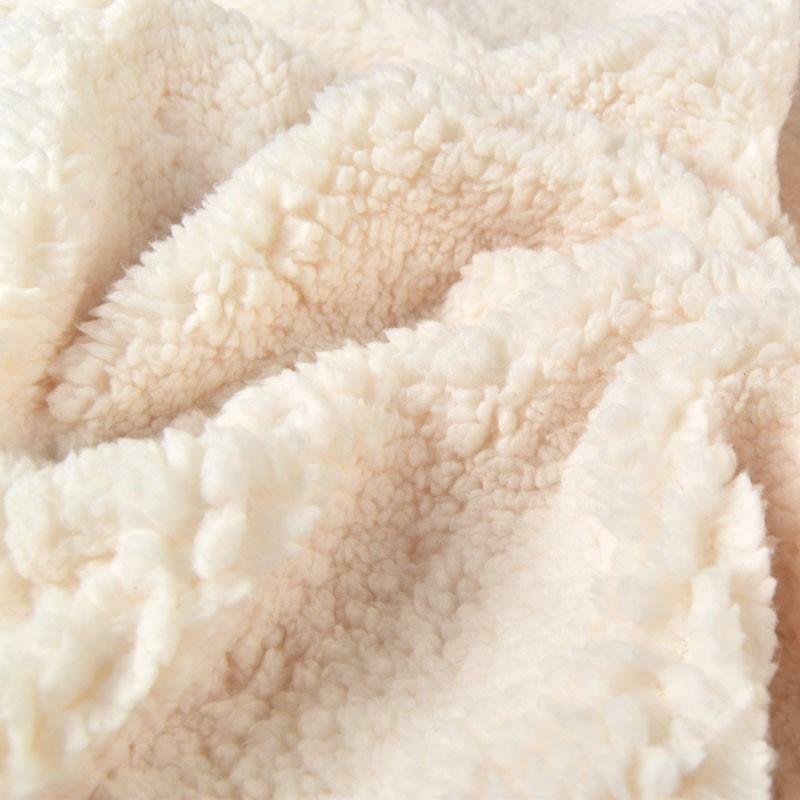 Supersoft Mary’s Lamb Sherpa Cuddlesoft Fleece Fabric Material – ECRU
