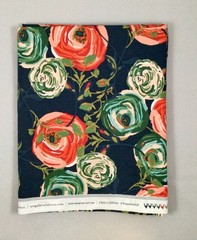 Art Gallery Woodland Fusion Fabric BariJ 2 Yards Blue Modern Floral Cotton Quilt