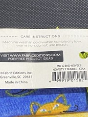 Creative Cuts Stax Cotton Fabric Multicolor 5 Pieces Floral 18 x 21 inch Cats