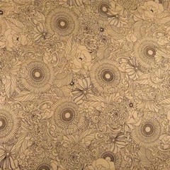 Essex Print by Robert Kaufman, Ink Black on Buff Brown, Cotton Fabric BTY