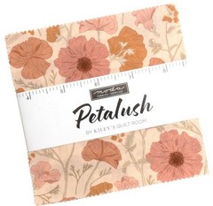 Moda PETALUSH Charm Pack 100% Cotton 5-inch Precut Fabric Craft Squares (42 pcs)