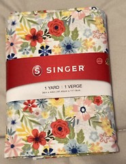 Singer 1yd Ringspun 100% Cotton 36”L x 44” W Quilting Sewing Crafts Precut New