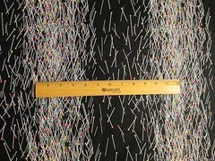 PINS NEEDLES SEWING SEW ITEMS PIN COLORS COTTON FABRIC FQ
