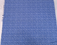 JoAnn Light Bllue Mini Geometric Print Diamonds Cotton Fabric 41×35″