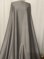 100% Pre-Shrunk Soft Hand Cotton Sateen Gray Color Fabric 3Yards Long 54″ Wide