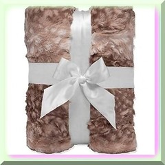 2-Yard Plush Fabric Fawn and Cappuccino
