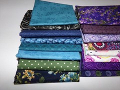 23 – Fat Quarters Cotton Fabric Lot – Moda – Andover – RJR – Nancy Gere – P&B+++