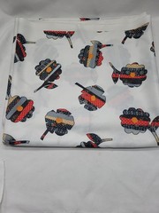 4.5 Lbs. Of Vintage Fabric – 6 Designs – Florals, Solid, Multicolored