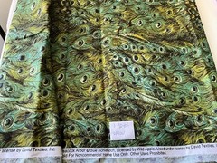 Quilting Sewing Crafts Fabric Lot Green Purple Teal Floral Paisley Solid