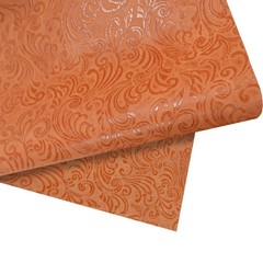 Faux Leather Fabric, 54″x36″ Thick Durable Synthetic Upholstery Embossed Leat…