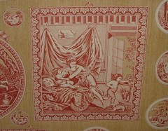 Marvic Textiles Toile Fabric 5.7 Metres Cornelia Curtain Upholstery Cushion