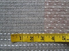 Zak & Fox MARINER Linen Blend Slub Charcoal Tan Rust Beige Thread Fabric 2yds+