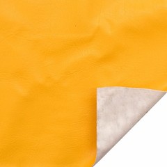 Boat Fuzzy Back Vinyl | Faux Leather Bright Gold Yellow 54 Inch (YD)