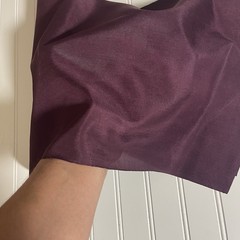 SILK Purple Redish FABRIC 10 Yards x 14.5 Inches Wide or 360 Inches x 14.5 Wide