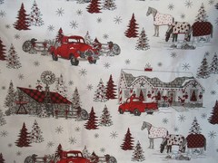 Blank Quilting Tana Mueller Christmas “WESTERN GREETINGS” Cotton Fabric SBTYX