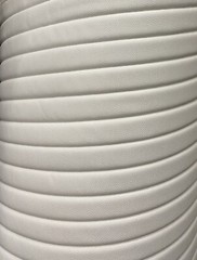 Vinyl Leather Faux vinyl White 2” Stripe Quilted auto headliner headboard