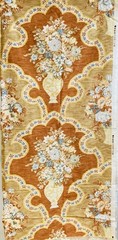 5th Avenue Designs Upholstery Fabric Trafalgar Collection Yellow Vase Motif Engl