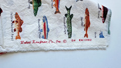 Vintage Fabric – Fish – Kaufman – 100% Cotton – Pre-Washed – 3/4 Yrd 29″ x 44″