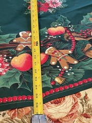 HTF VIP Cranston Woodland Fabric Tree Skirt 56inch Round Gingerbread Men