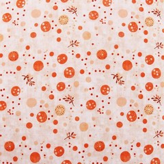 Threadart Cotton Quilting Fabric By The Yard – Vintage- Coral Dots