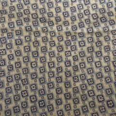LOT 4 pieces tan bron print fabric One with bunnies 3 remnants 1