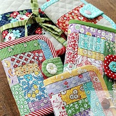 50pcs 10 x 10 inches Cotton Fabric Bundle Squares for Quilting Sewing, Precut Fa