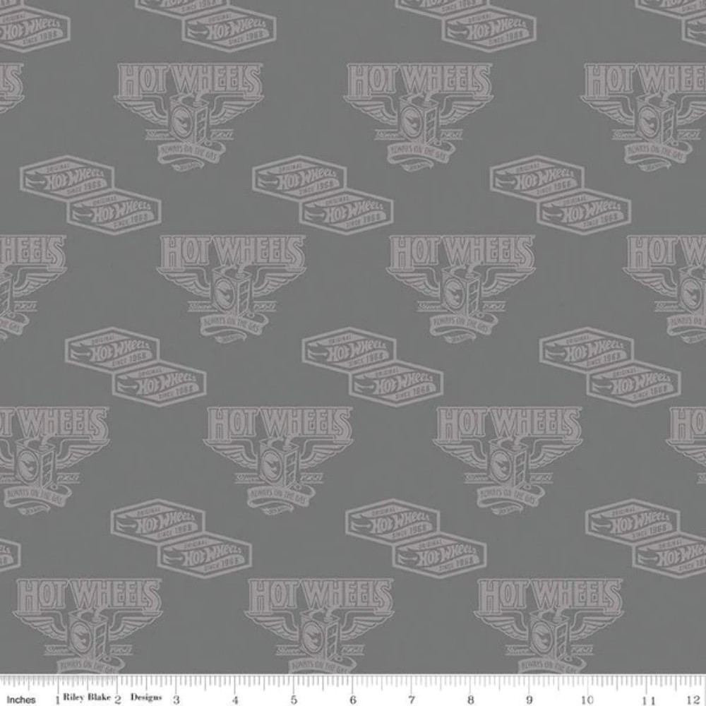 Hot Wheels Classic Vintage Decals Cast Iron Cotton Fabric