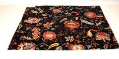 Papiers Textiles Floral Upholstery Fabric Sample Remnant 24″ x 27″ W Germany